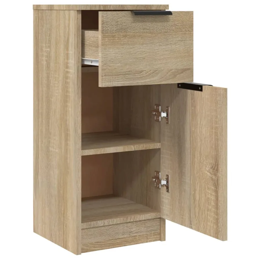 Buffets 2 pcs Chêne Sonoma 30x30x70 cm Bois d'ingénierie - 6