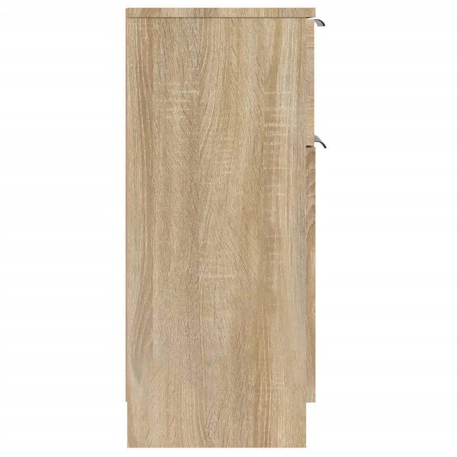 Buffets 2 pcs Chêne Sonoma 30x30x70 cm Bois d'ingénierie - 7