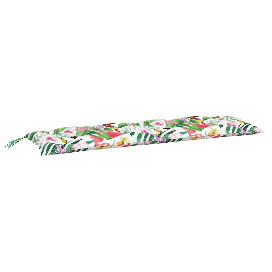 Coussins de banc de jardin lot de 2 multicolore 150x50x7 cm - 5