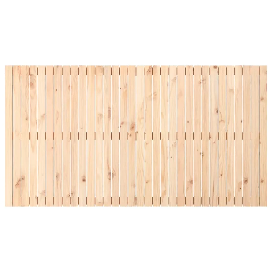 Tête de lit murale 204x3x110 cm Bois massif de pin - 4