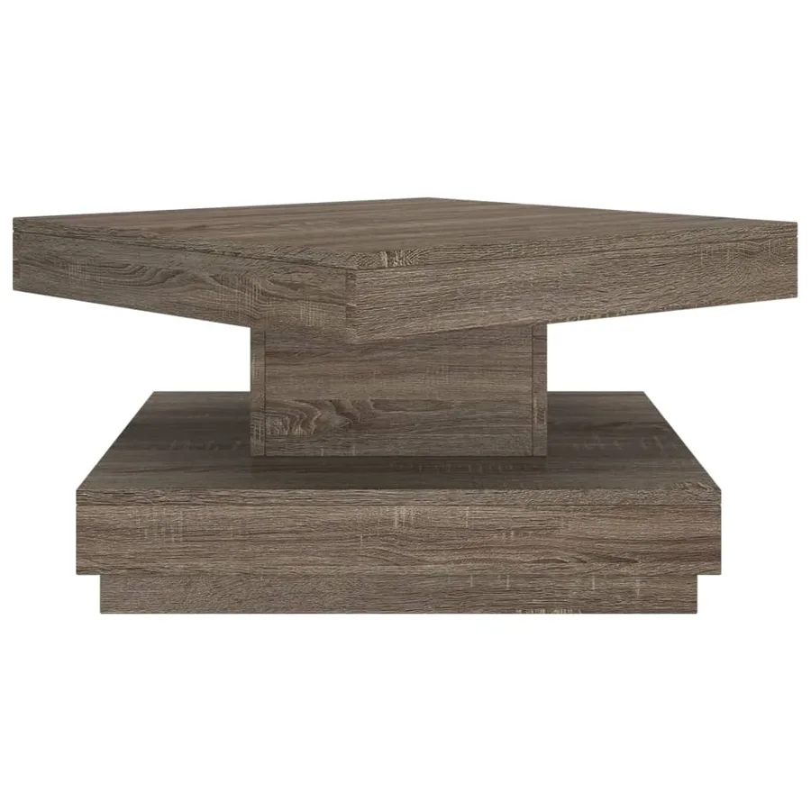 Table basse Gris 60x60x35 cm MDF - 4