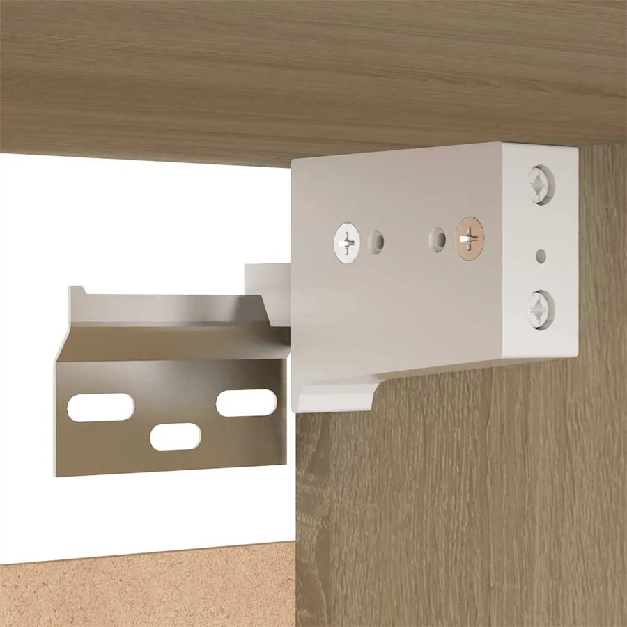 Meuble TV Chêne sonoma 30,5x30x60 cm Bois d’ingénierie - 12