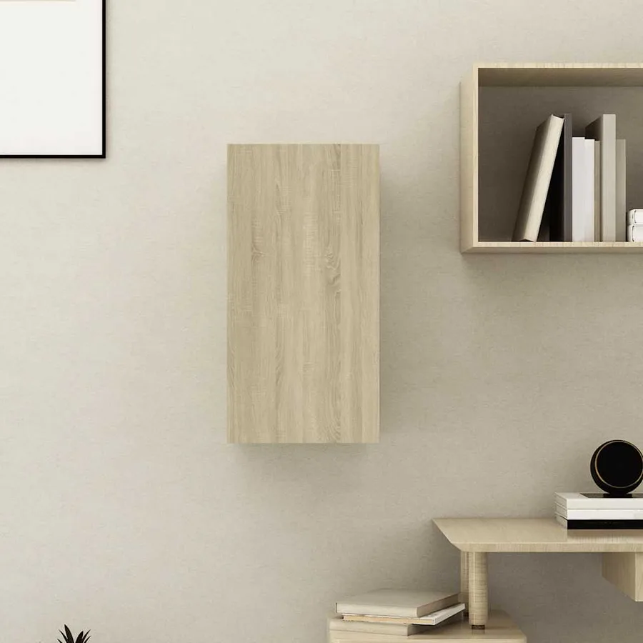 Meuble TV Chêne sonoma 30,5x30x60 cm Bois d’ingénierie - 5