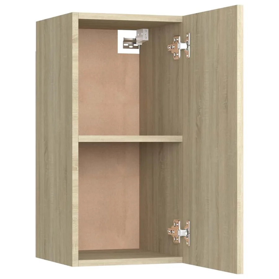 Meuble TV Chêne sonoma 30,5x30x60 cm Bois d’ingénierie - 9