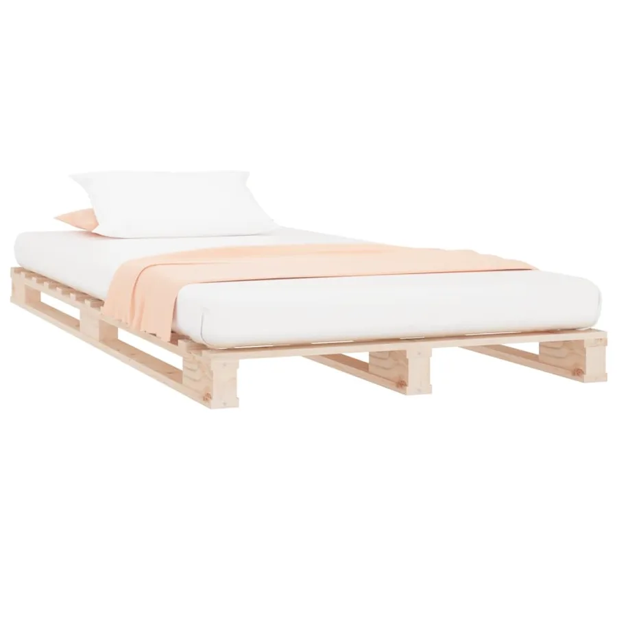 Lit de palette 100x200 cm bois de pin massif - 3