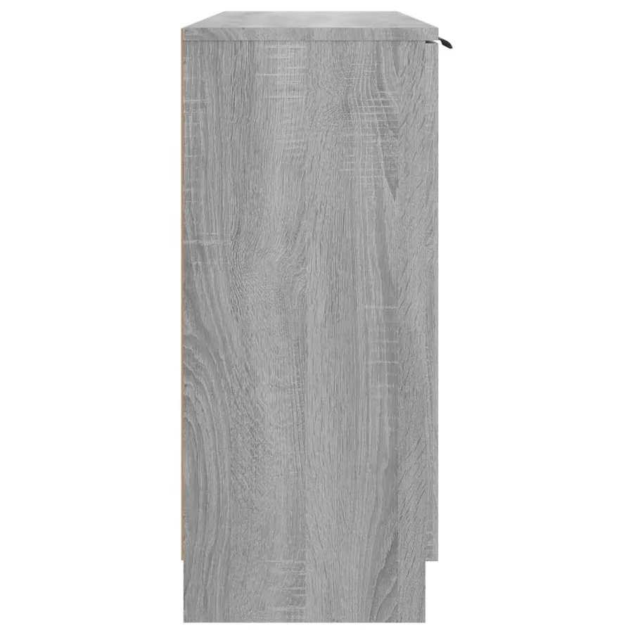 Buffet Sonoma gris 90,5x30x70 cm Bois d'ingénierie - 6