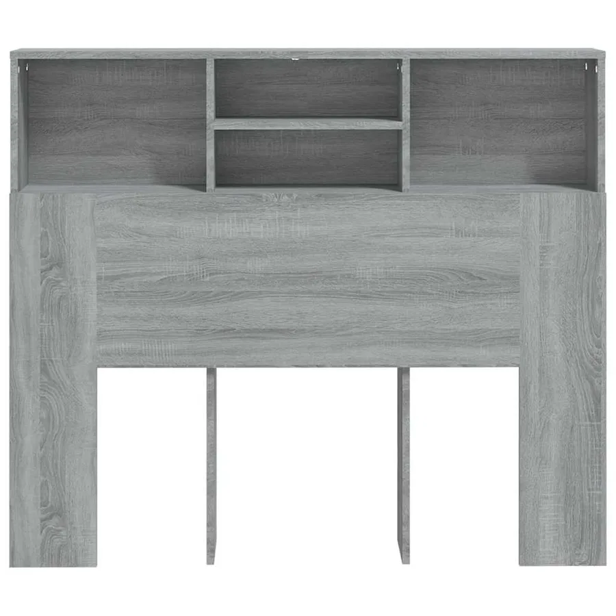 Armoire de tête de lit Sonoma gris 120x19x103,5 cm - 5