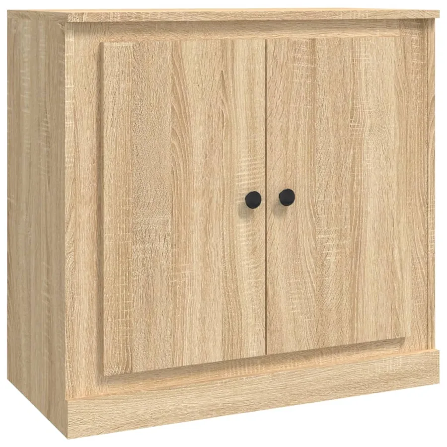 Buffet chêne sonoma 70x35,5x67,5 cm bois d'ingénierie - 2