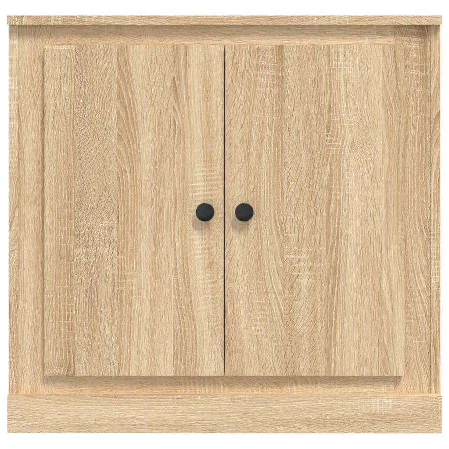 Buffet chêne sonoma 70x35,5x67,5 cm bois d'ingénierie - 6