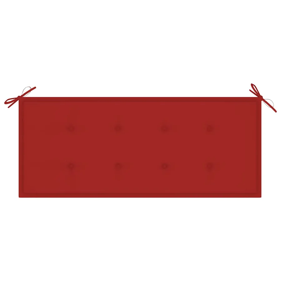 Banc de jardin 2 places avec coussin 120 cm Gris Eucalyptus - 6
