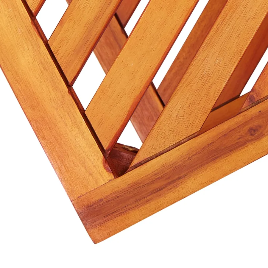 Table d'appoint Bois d'acacia massif 45 x 33 x 45 cm - 5
