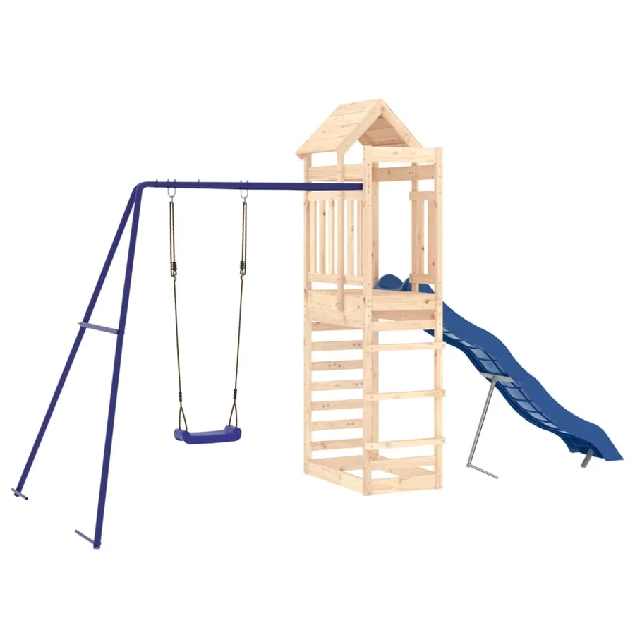 Aire de jeux d'extérieur bois de pin massif - 2