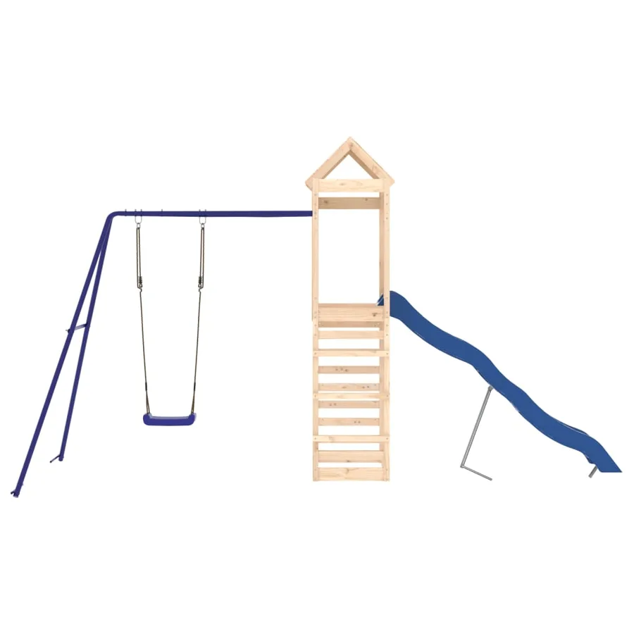 Aire de jeux d'extérieur bois de pin massif - 3