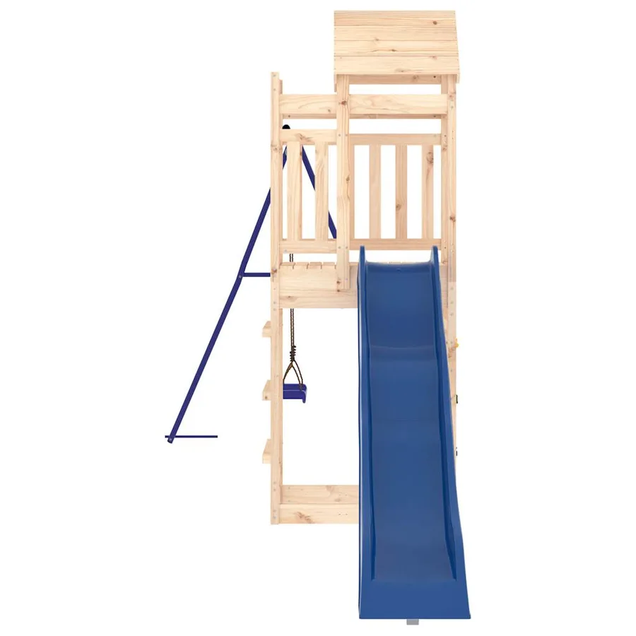 Aire de jeux d'extérieur bois de pin massif - 6
