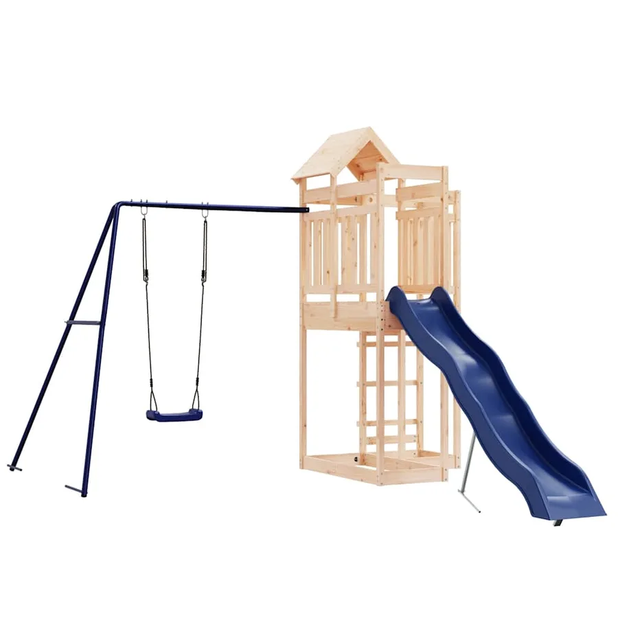Aire de jeux d'extérieur bois de pin massif - 2