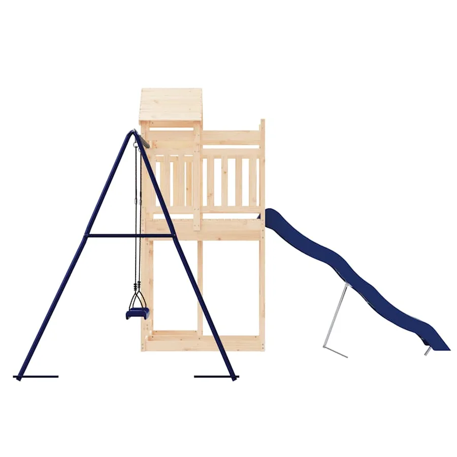 Aire de jeux d'extérieur bois de pin massif - 7