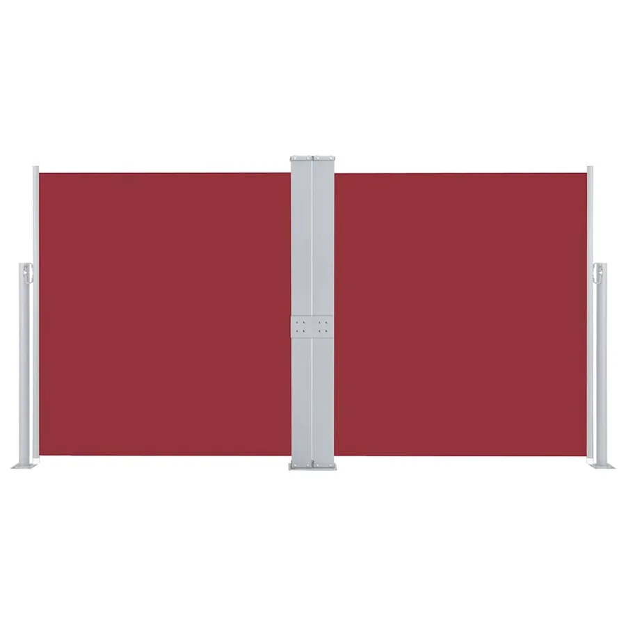 Auvent latéral rétractable 170 x 600 cm Rouge - 3