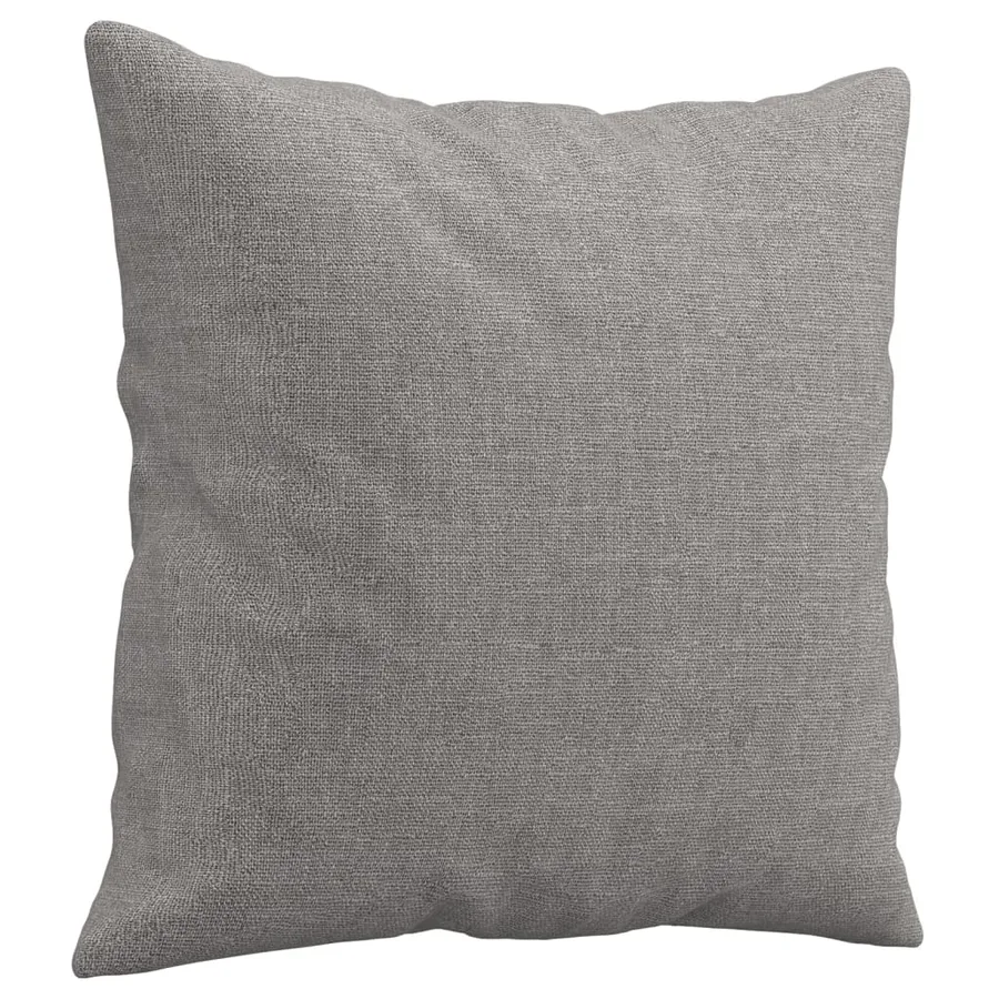 Coussins décoratifs lot de 2 Gris clair 40x40 cm Tissu - 3