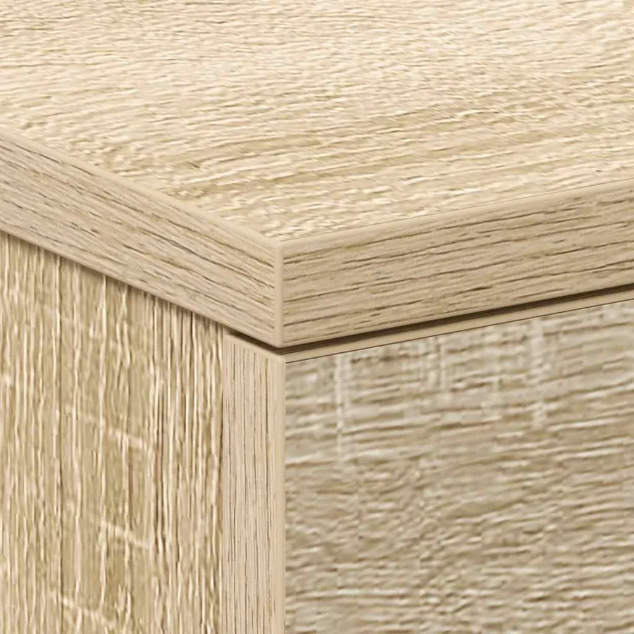 Table de chevet Chêne Sonoma 38x35x56 cm Bois d'ingénierie - 9