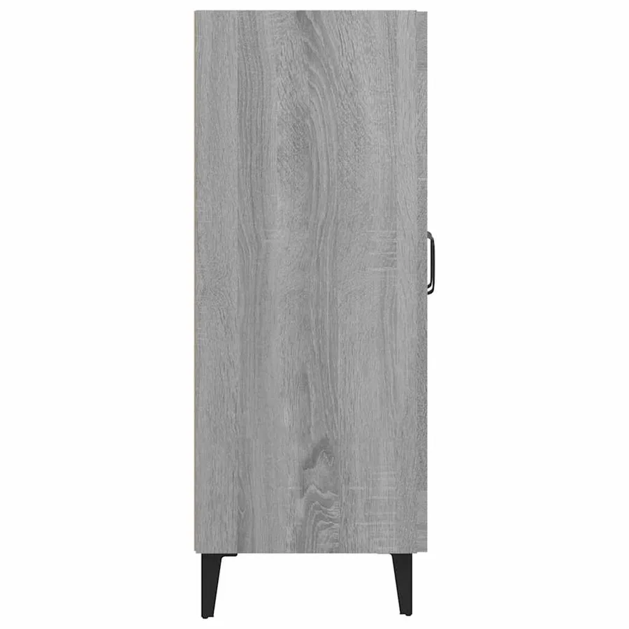 Buffet sonoma gris 69,5x34x90 cm bois d'ingénierie - 8