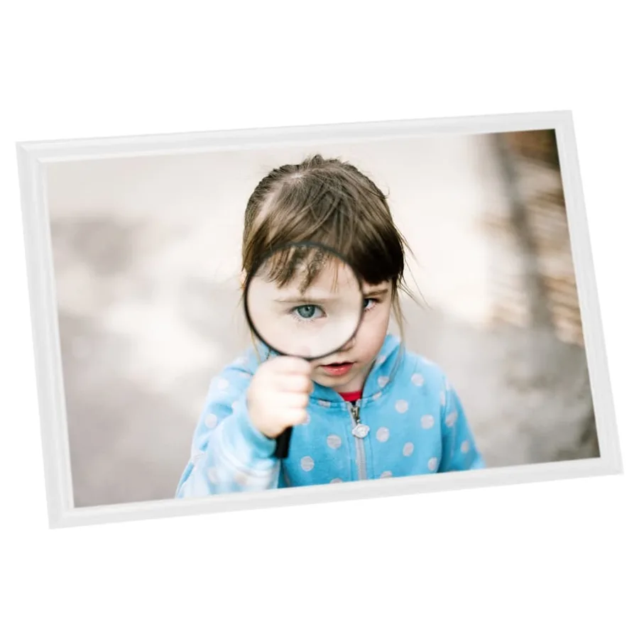 Collage de cadres photo 5 pcs de table Blanc 21x29,7 cm MDF - 4