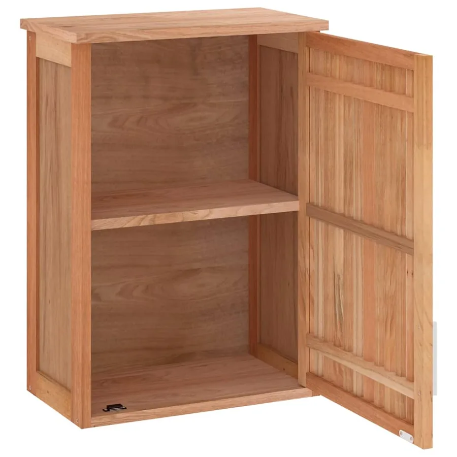 Armoire murale de salle de bain 42x23x60cm Bois massif de noyer - 4