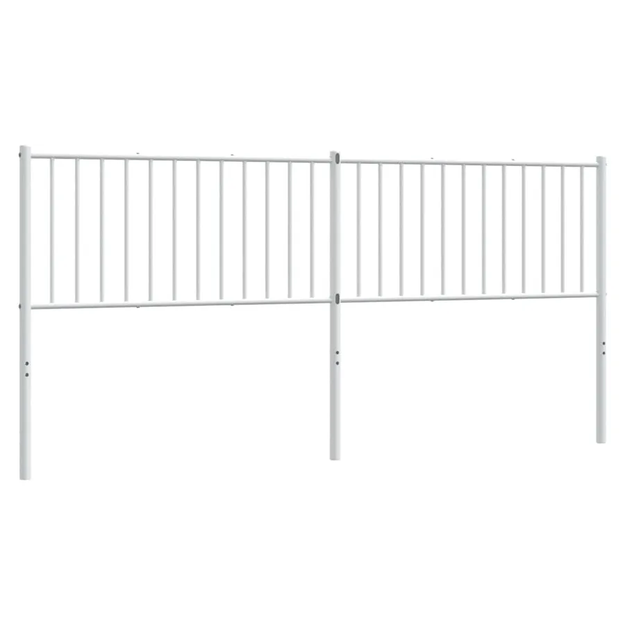 Tête de lit de remplacement métal blanc 193 cm - 2