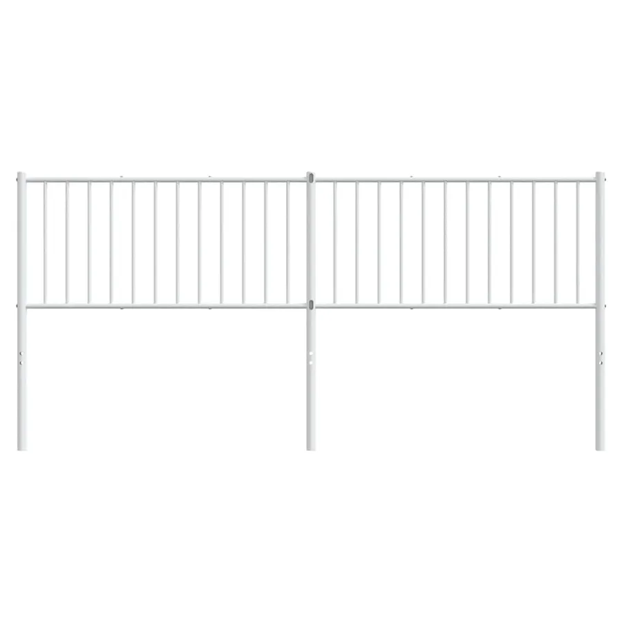 Tête de lit de remplacement métal blanc 193 cm - 4