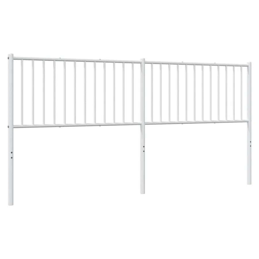 Tête de lit de remplacement métal blanc 193 cm - 6