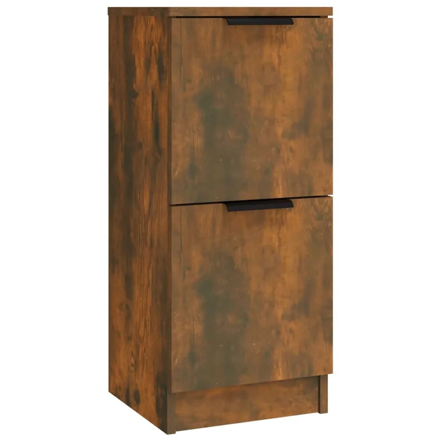 Buffets 3 pcs Chêne fumé Bois d'ingénierie - 9