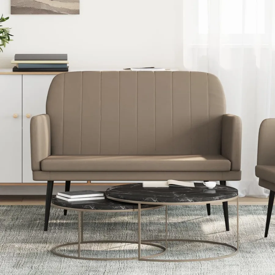 Banc Cappuccino 107x80x81 cm Similicuir