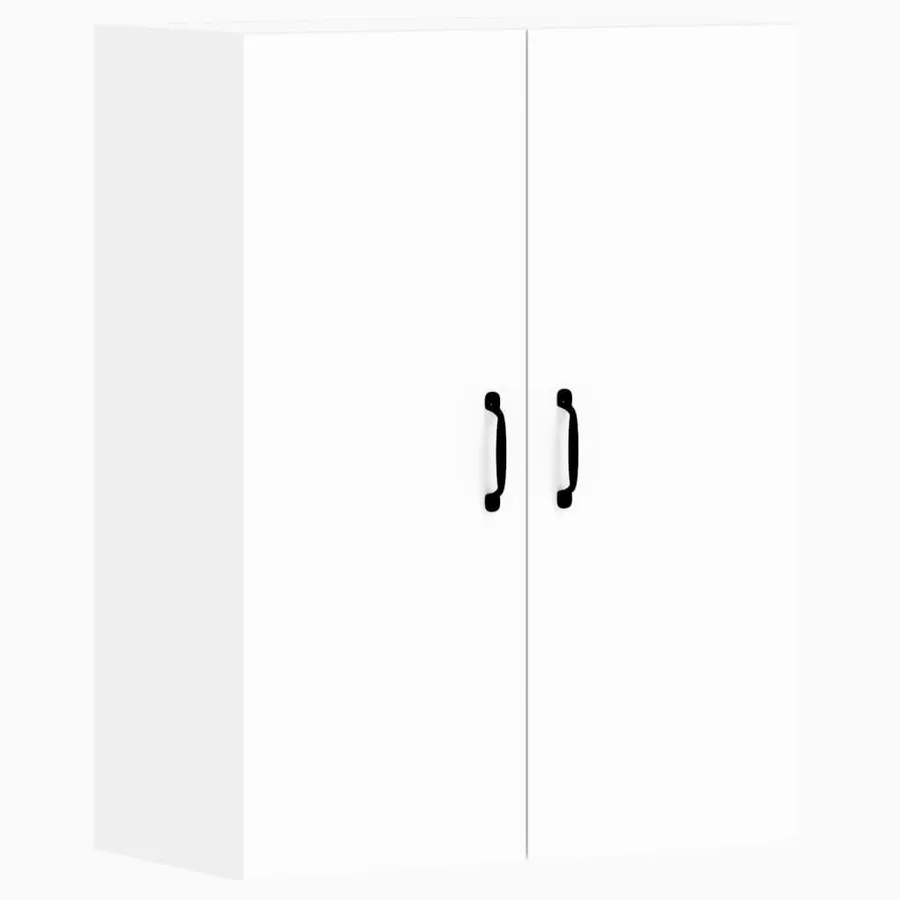Armoires murales 2 pcs blanc bois d'ingénierie - 6