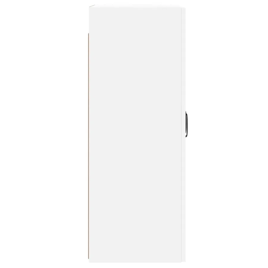 Armoires murales 2 pcs blanc bois d'ingénierie - 8