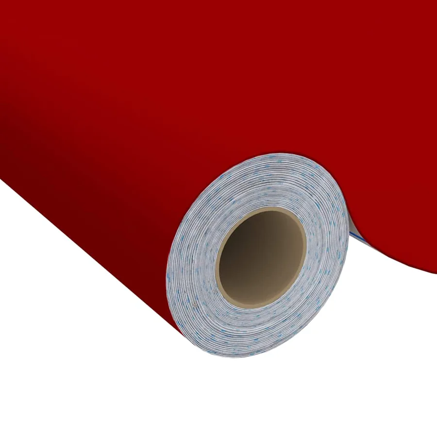 Film autoadhésif pour meubles Rouge 500x90 cm PVC - 3
