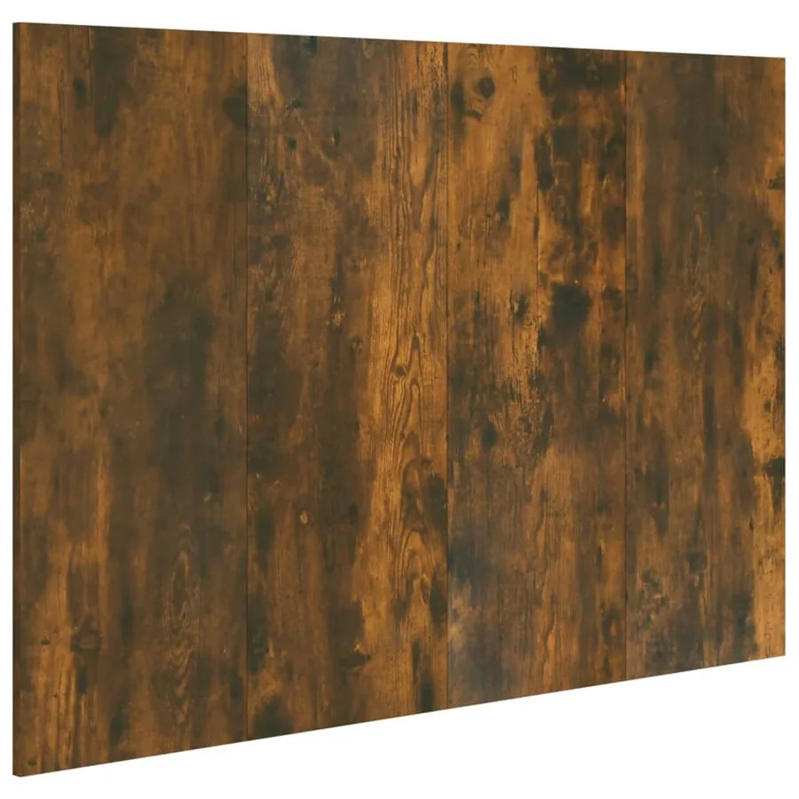 Tête de lit Chêne fumé 120x1,5x80 cm Bois d'ingénierie - 2