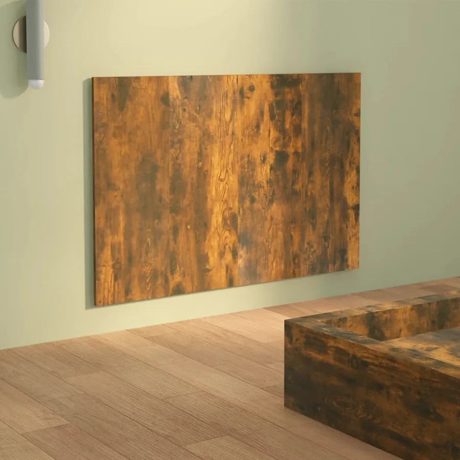 Tête de lit Chêne fumé 120x1,5x80 cm Bois d'ingénierie - 4