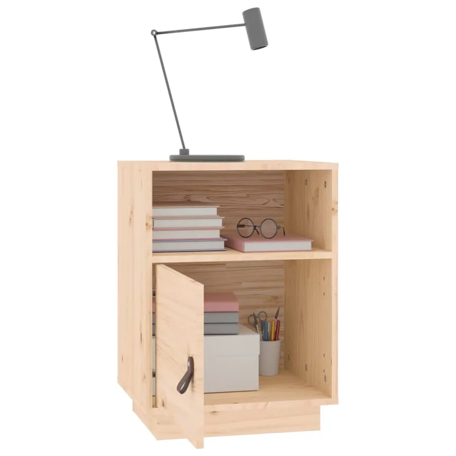 Table de chevet 40x34x55 cm Bois de pin solide - 5