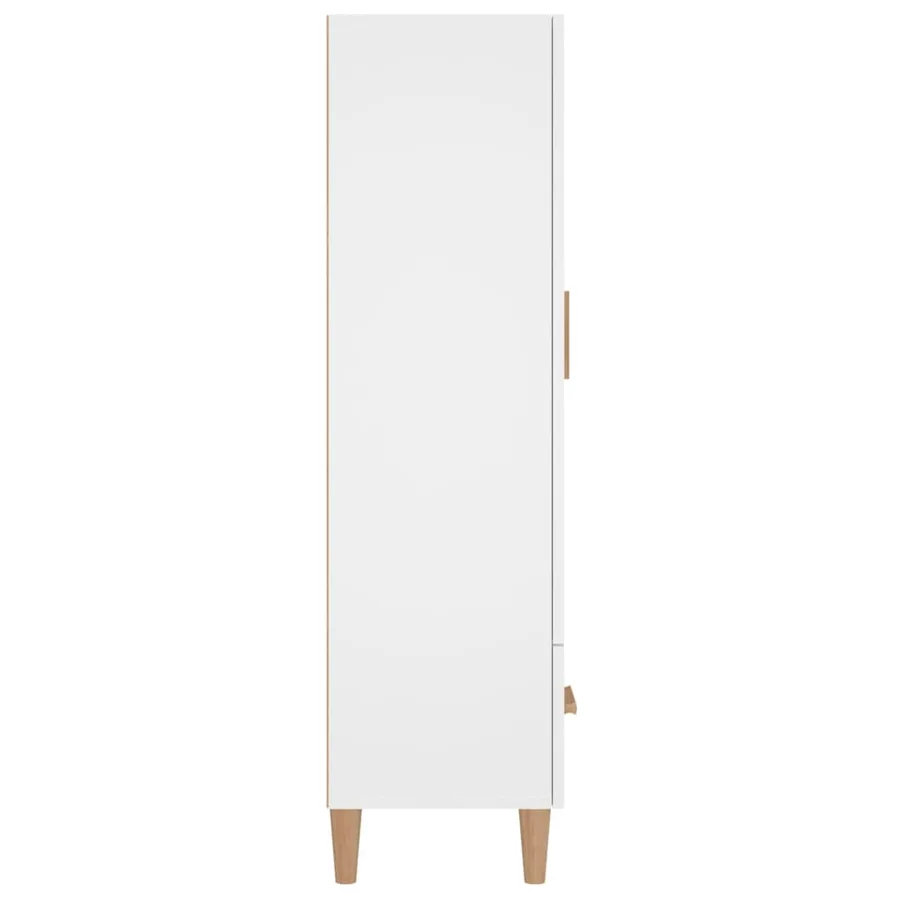 Buffet Blanc 70x31x115 cm Bois d'ingénierie - 6