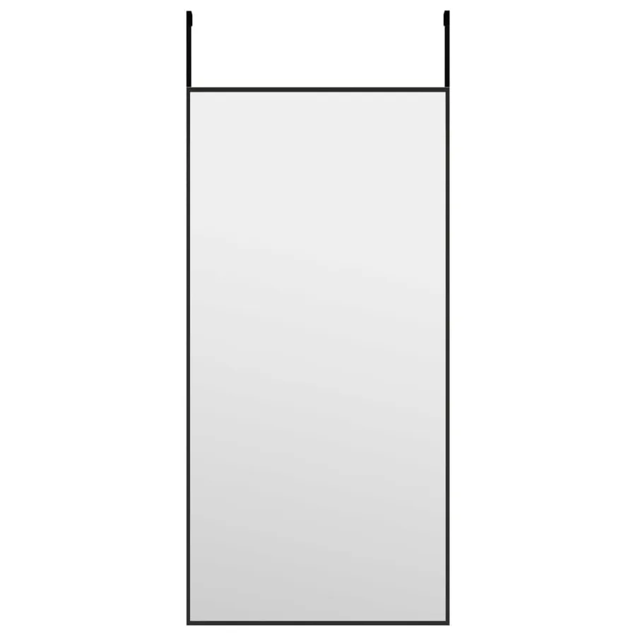 Miroir de porte Noir 30x60 cm Verre et aluminium - 2