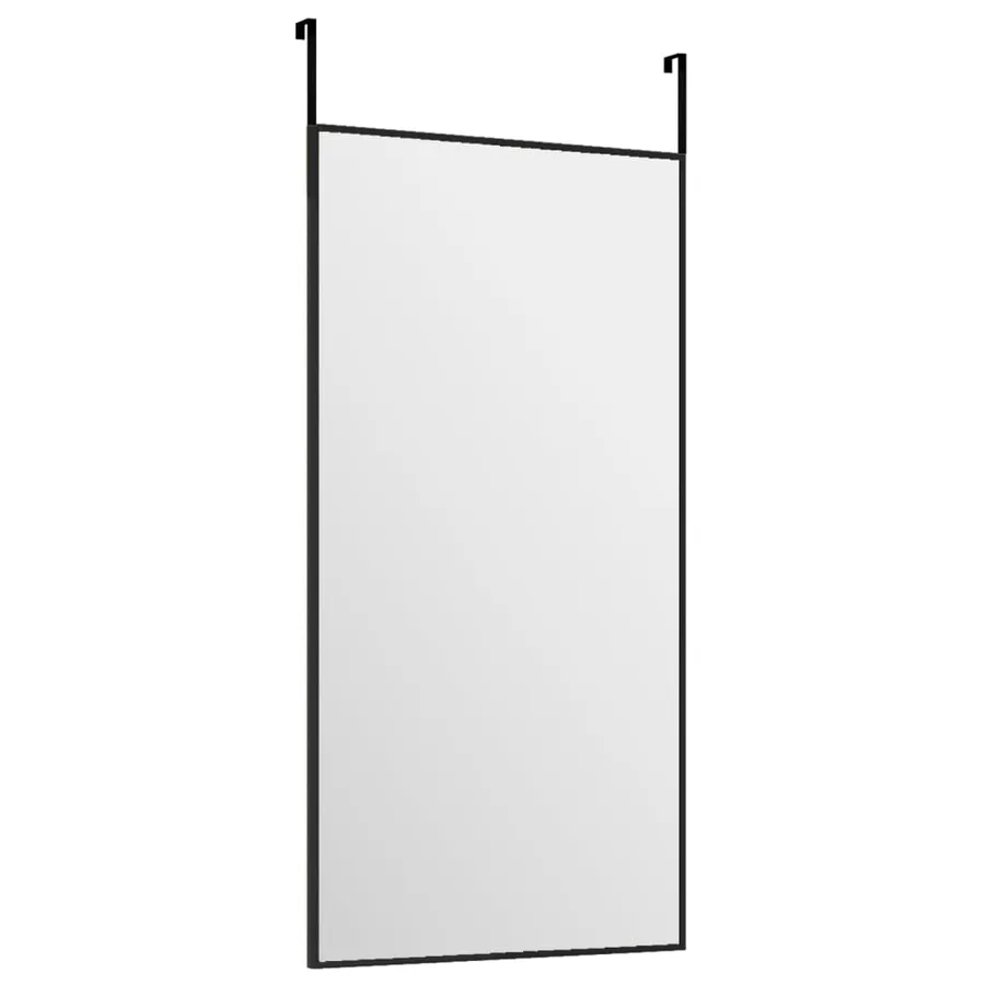 Miroir de porte Noir 30x60 cm Verre et aluminium - 3