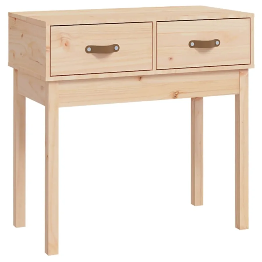 Table console 76,5x40x75 cm Bois massif de pin - 2