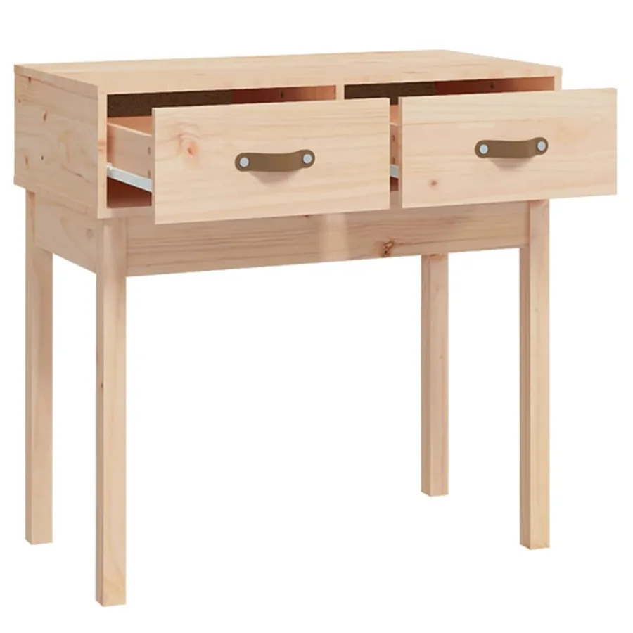 Table console 76,5x40x75 cm Bois massif de pin - 4