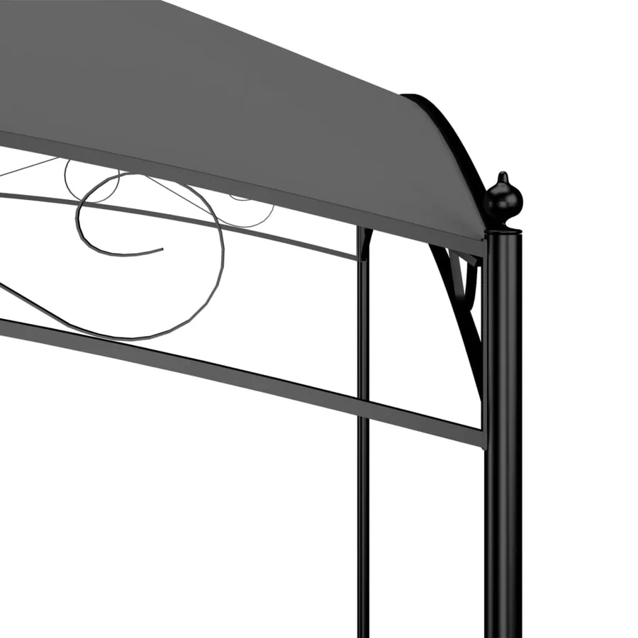 Belvédère 3x3x2,65 m Anthracite 180 g/m² - 4