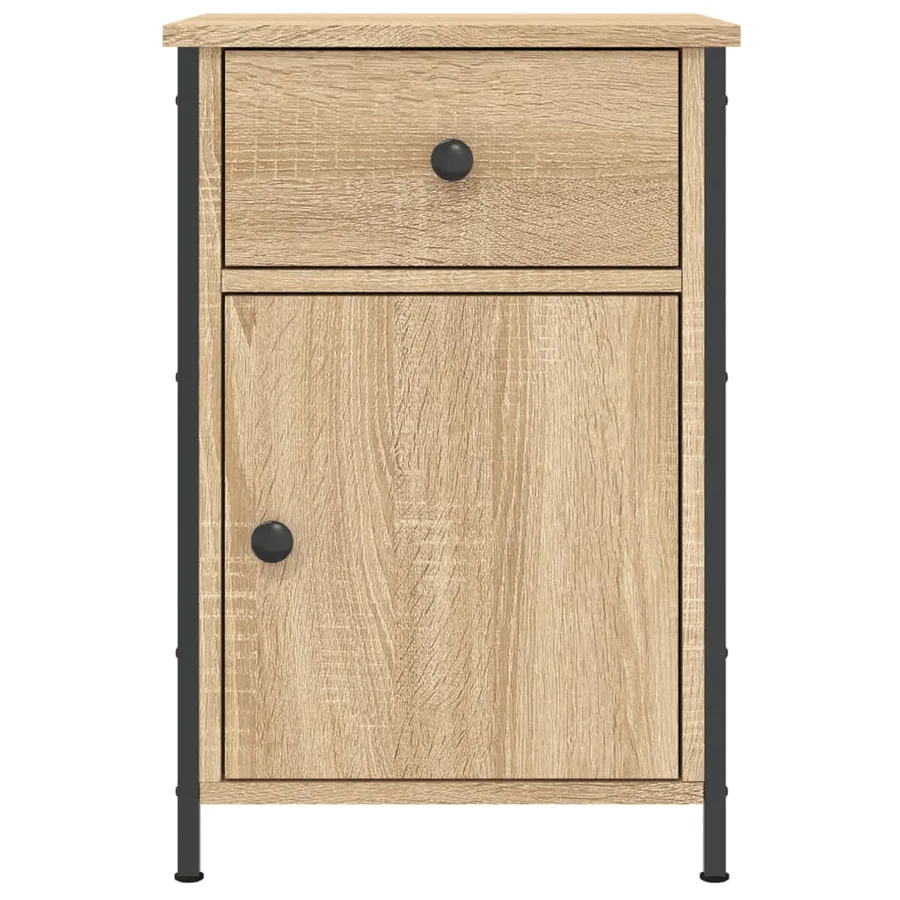 Tables de chevet 2pcs chêne sonoma 40x42x60cm bois d'ingénierie - 6