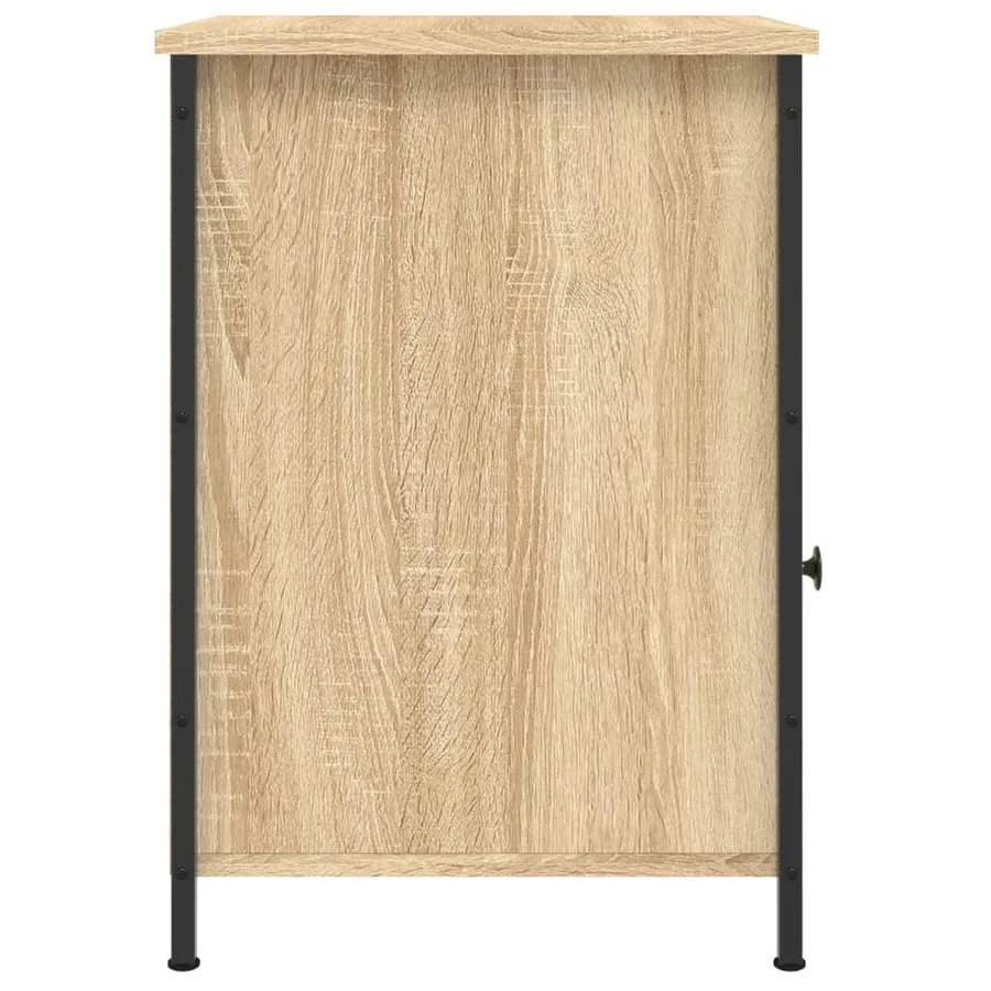 Tables de chevet 2pcs chêne sonoma 40x42x60cm bois d'ingénierie - 8