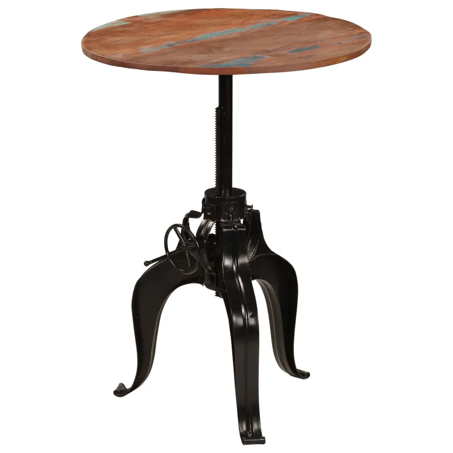 Table de bar Bois de récupération massif 75x(76-110) cm - 13