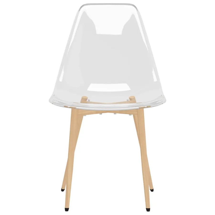 Chaises à manger lot de 4 Transparent PET - 4