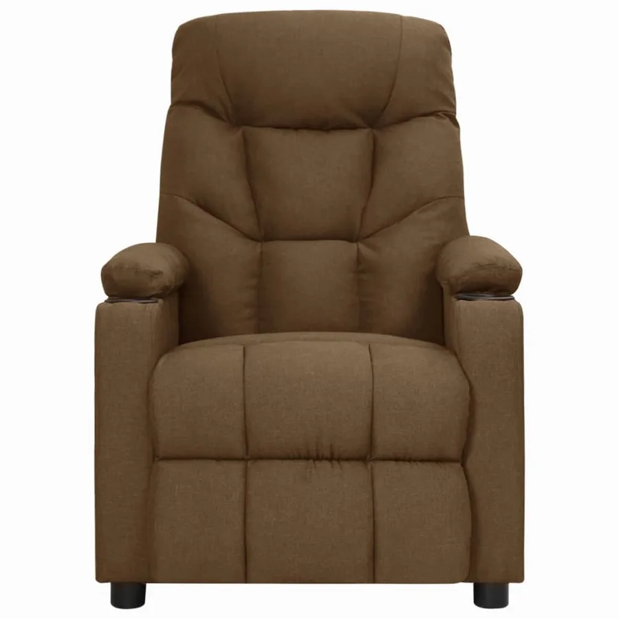 Fauteuil inclinable Marron Tissu - 2