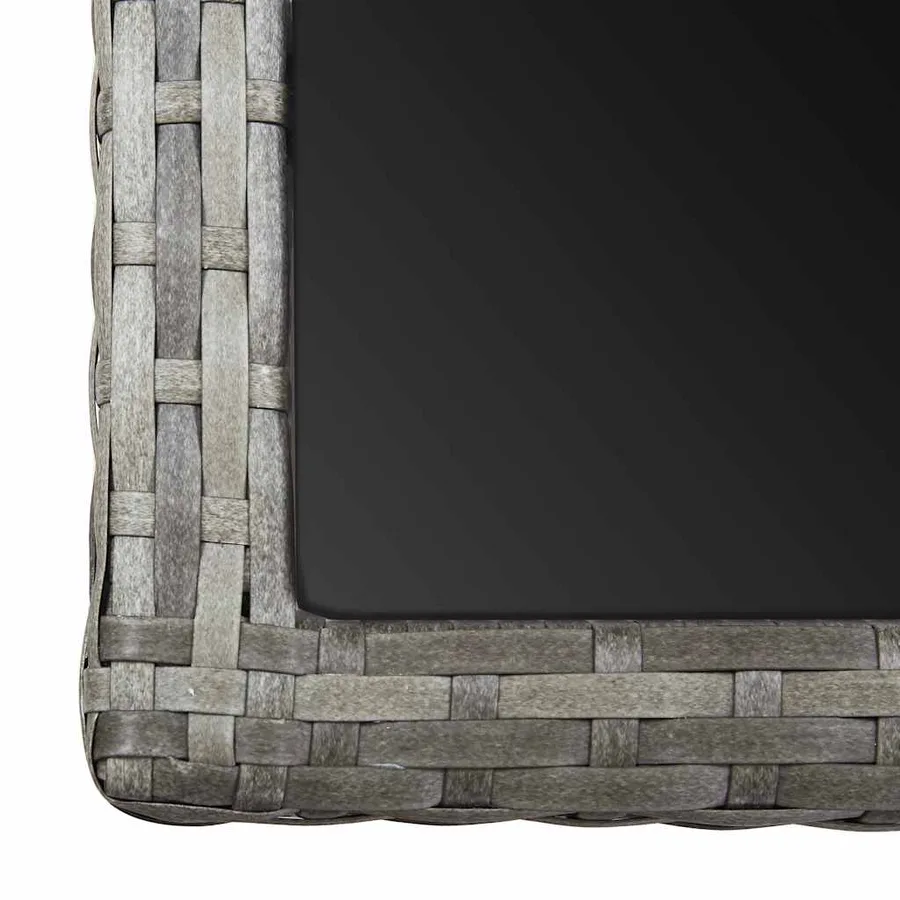 Ensemble à manger de jardin 3 pcs Gris - 12
