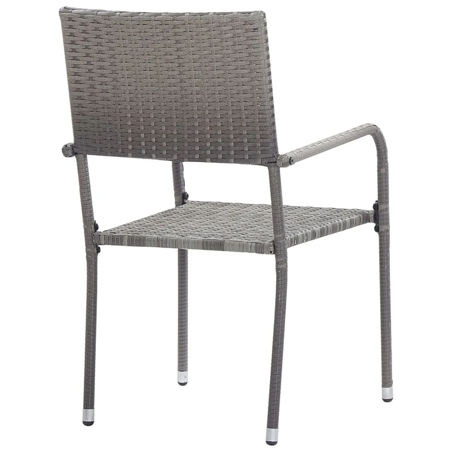 Ensemble à manger de jardin 3 pcs Gris - 6